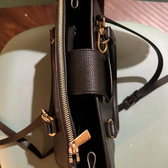 Furla Studded Leather Satchel - Picture 6 of 9